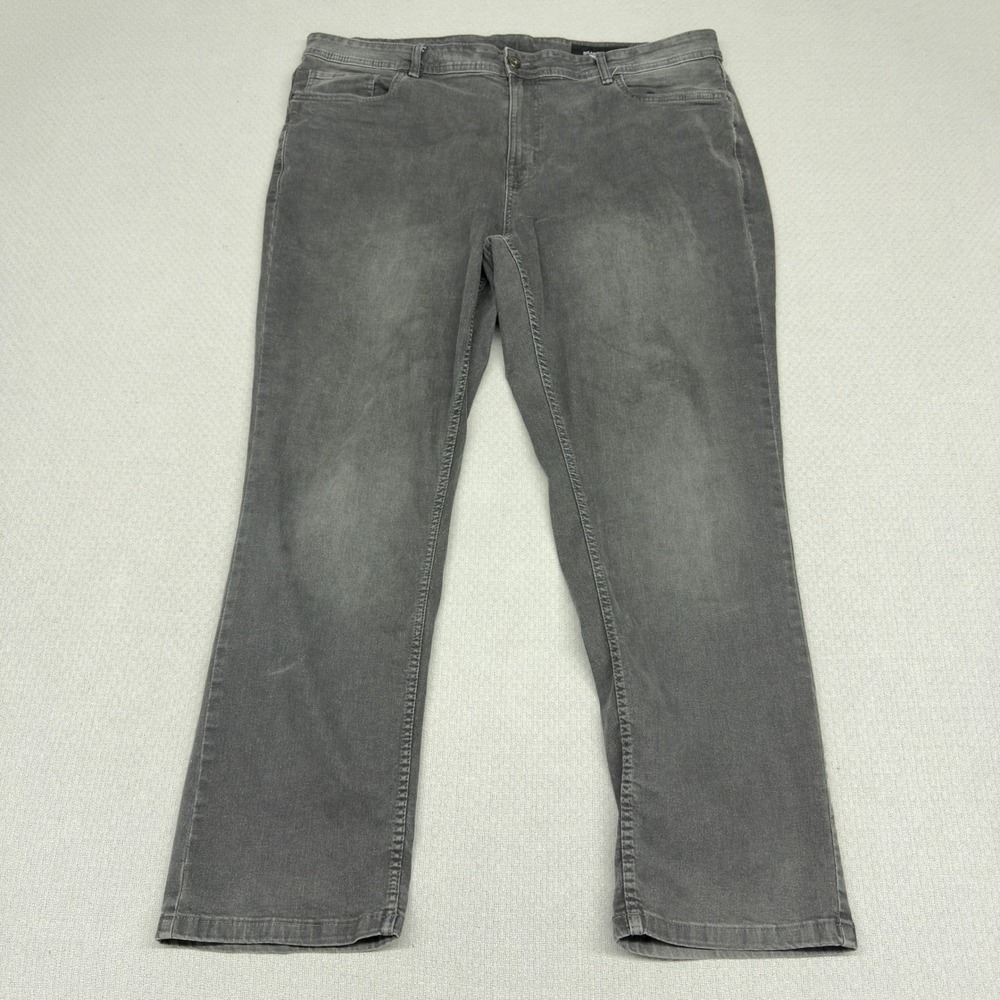 The Perfect Jean NYC‎ 42x32 Athletic Fit Gray Faded Denim Stretch Minimalist